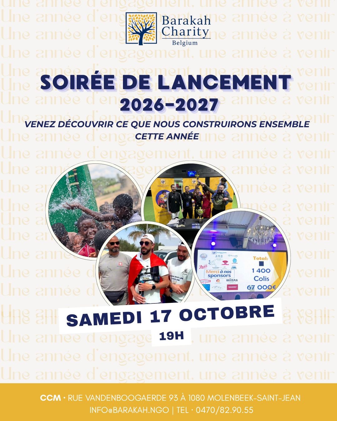 Soirée de lancement Barakah Charity Belgium !